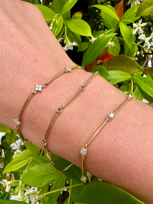 Link gold bracelet