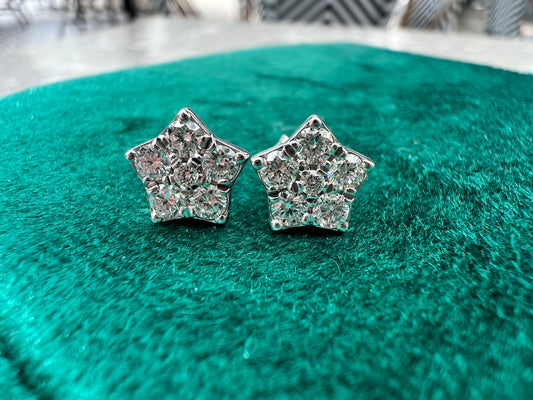 Star diamond studs