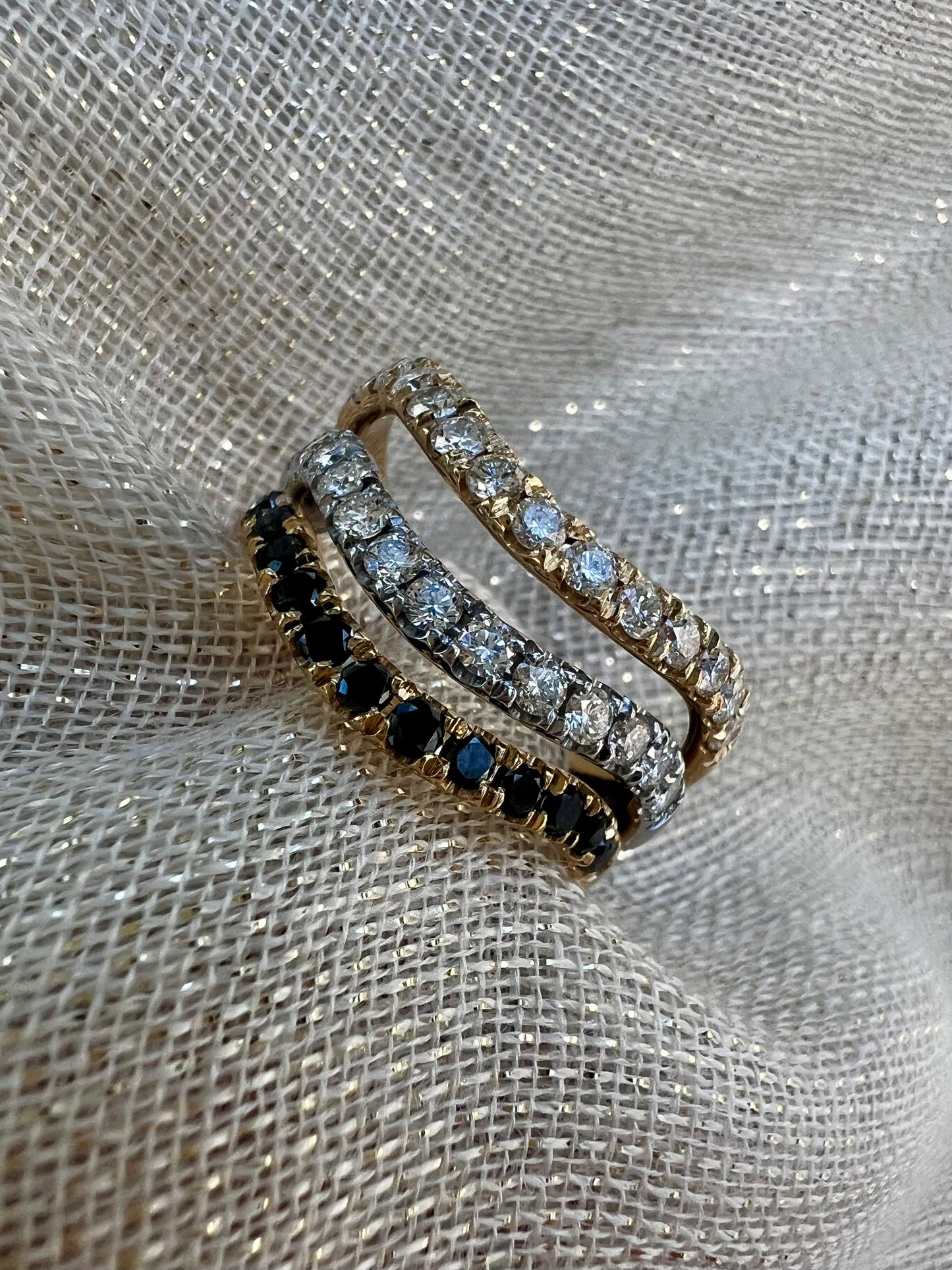 Black Diamond Eternity Wave band