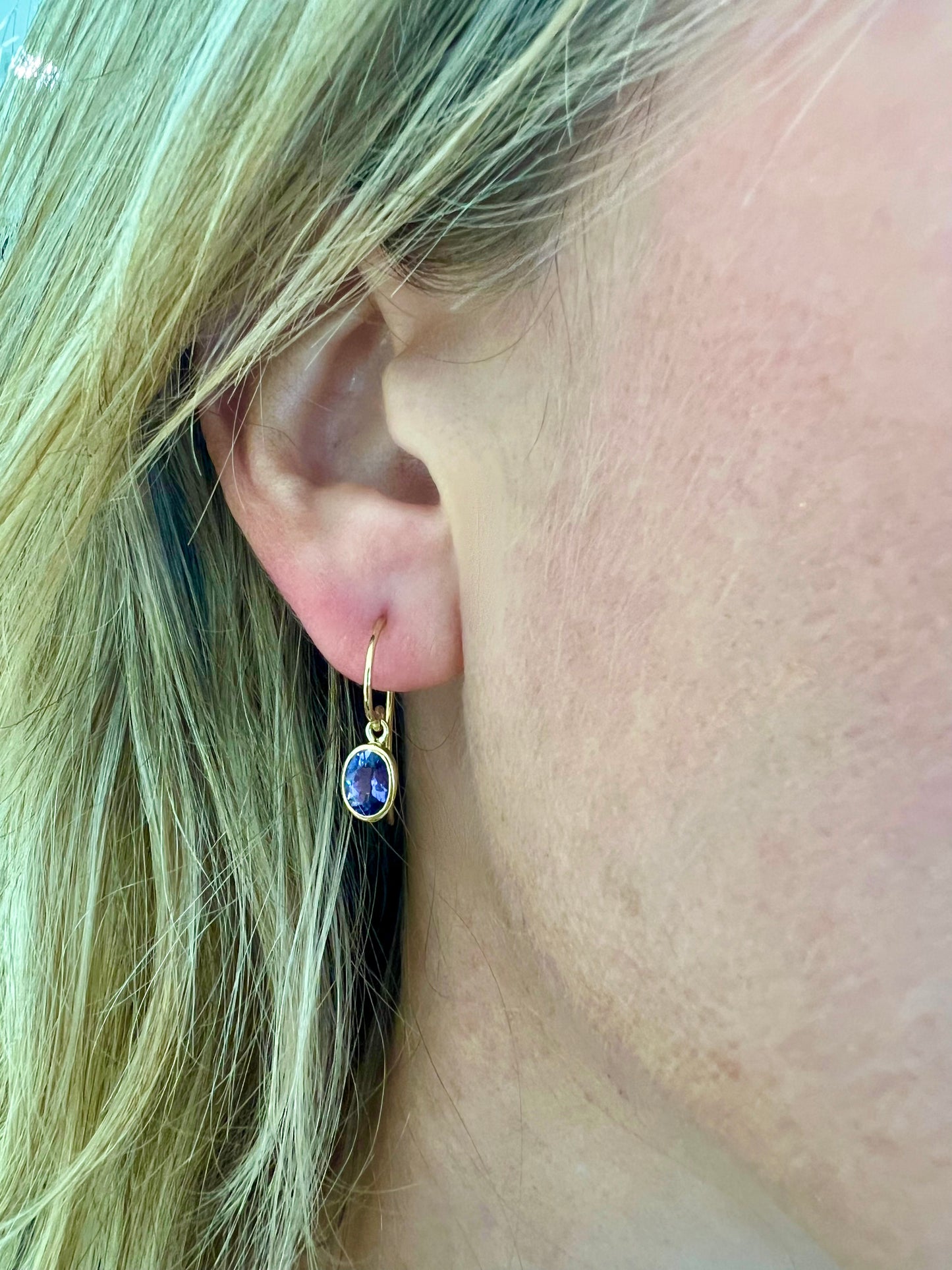 Tanzanite earrings