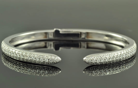 Pave claw cuff bangle .POR